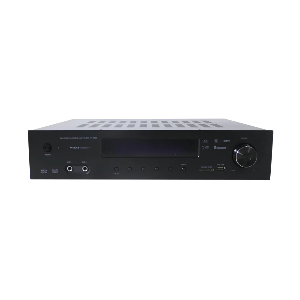 5.1 Kanál Digital Bluetooth Audio Video Zosilňovač pre priestorový systém Hi-Fi Hi-Fi prijímač MP3 USB/SD