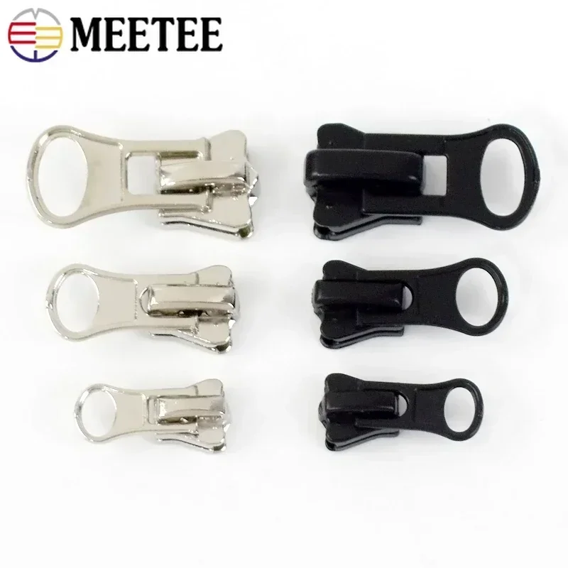 5/10/20ks 3# 5# 8# 10# Zipper posúvače pre pásové tašky Zippers Garment Zip Pulls Opravy hlavy DIY Šijacie príslušenstvo