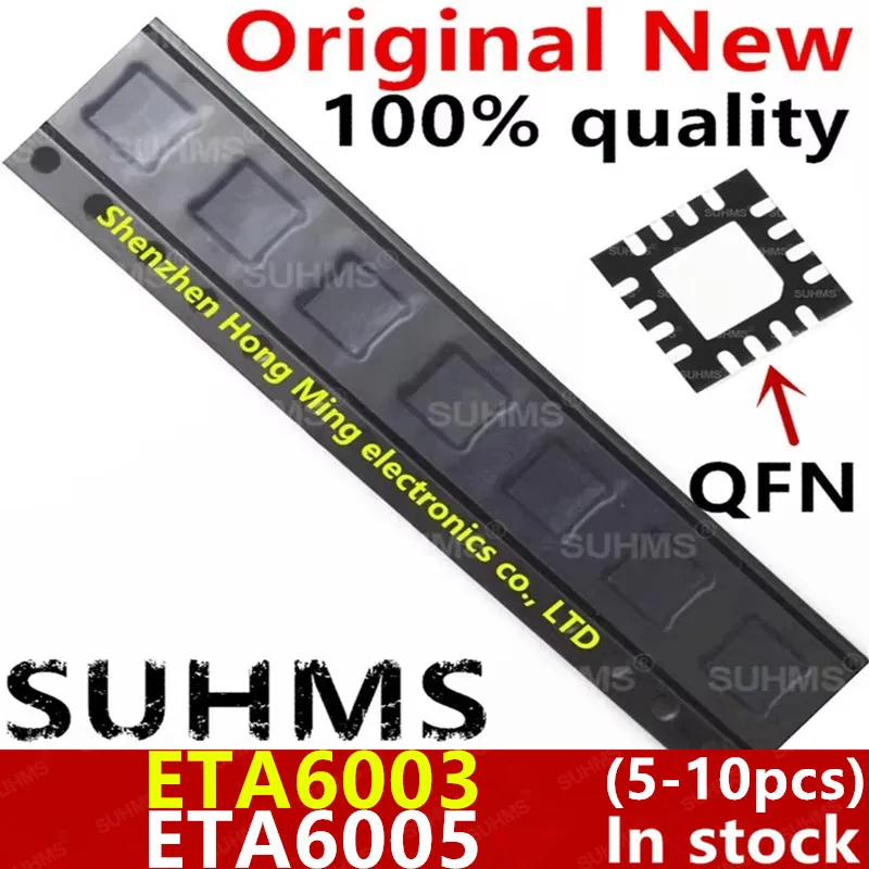 (5-10 kus) 100% New ETA6003 ETA6005 ETA6003Q3Q ETA6005Q3Q QFN-16