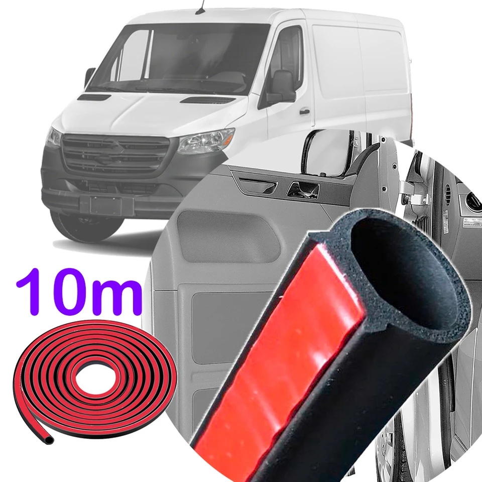 5/10 m 12x14 mm D tvar dverí Tesnenie vozidla EPDM EPDM GUMBER ZUBROUSON AUT TEAL PRE Mercedes Benz Sprinter 901 902 Volkswagen T5 T6