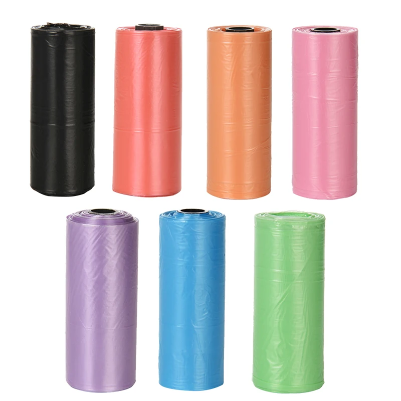 5/10 Rolls Dog Hover Bag Pet hovno vrecká na psie mačací odpad vyzdvihnite čistú tašku pre šteňa