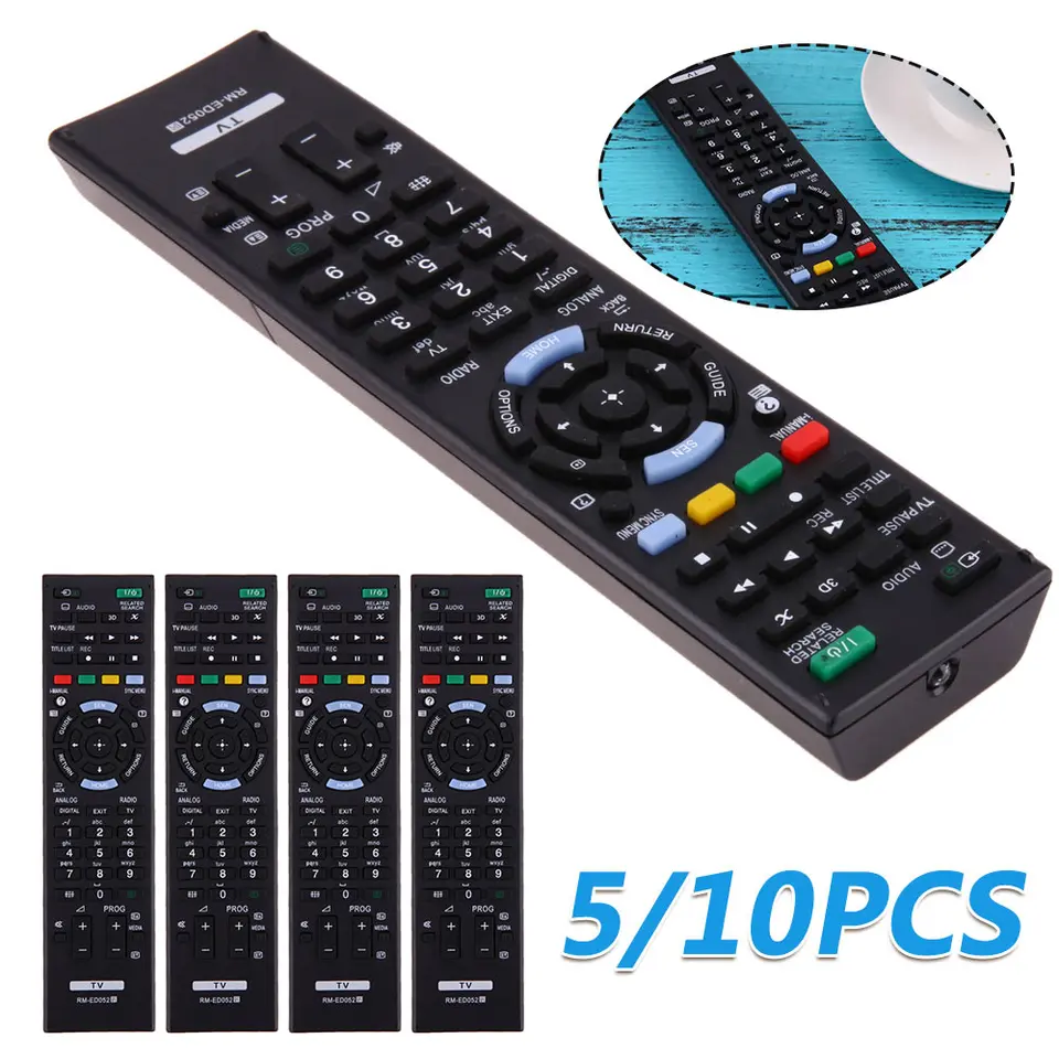 5/10ks diaľkové ovládanie pre Sony RM-ED052 RM-ED050 RM-ED053 RM-ED060 RM-ED046 RM-ED044 Universal TV SMART TV SMART TV diaľkový ovládač
