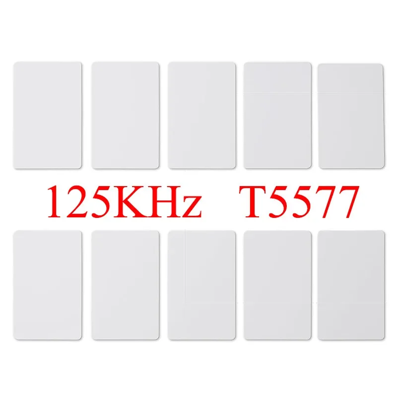 5/10ks EM4305 T5577 Prepisovateľné 125kHz RFID Key FOB Kopírovanie Prepísateľné zapisovateľné zapisovateľné prepísanie prázdnej karty Token Token Token Access