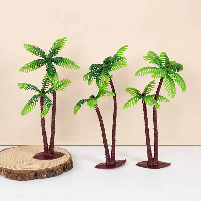 5/10ks havaj kokosový strom tortu Topper Palm Tree Cupcake Toppers Hawaiian Tropical Baby Shower Deti narodeninové oslavy koláč