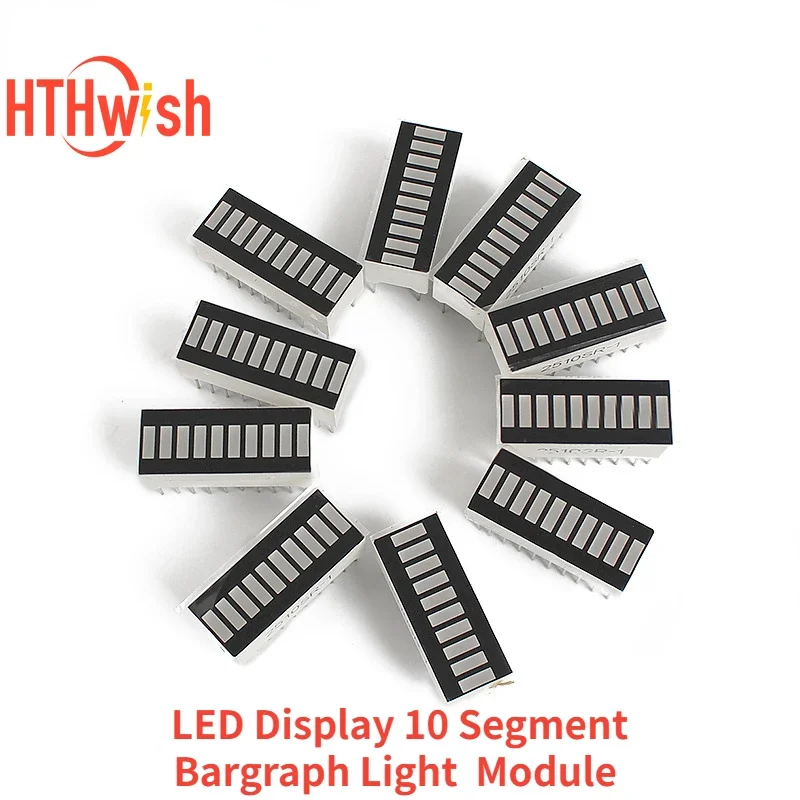 5-10ks modul LED displej 10 segmentov Graf Graf Red Green Blue Colors Multi-Color Bar-Graph Modul DIY