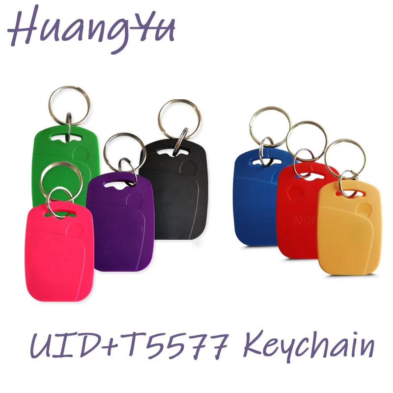 5/10ks UID T5577 Dual Chip Smart Key 13,56MHz NFC Prepisovateľná kópia Kúzla Card 125kHz RFID vymeniteľné klonové ID ID Token TOKEN