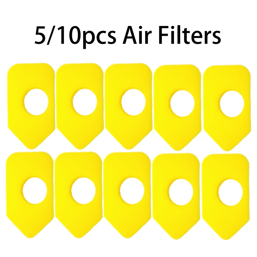 5/10ks vzduchové filtre pre Briggs Stratton 698369 5088d 5088H 5086k 4216 5099 Záhradný vzduchový filter Tinker Lawn Stremmer Časti kosačky