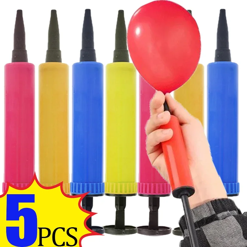 5/11ks Mini prenosné balónové čerpadlá ruka Push latex fóliu balón Air Inflator Svadobné narodeninové oslavy dodávky balónových doplnkov