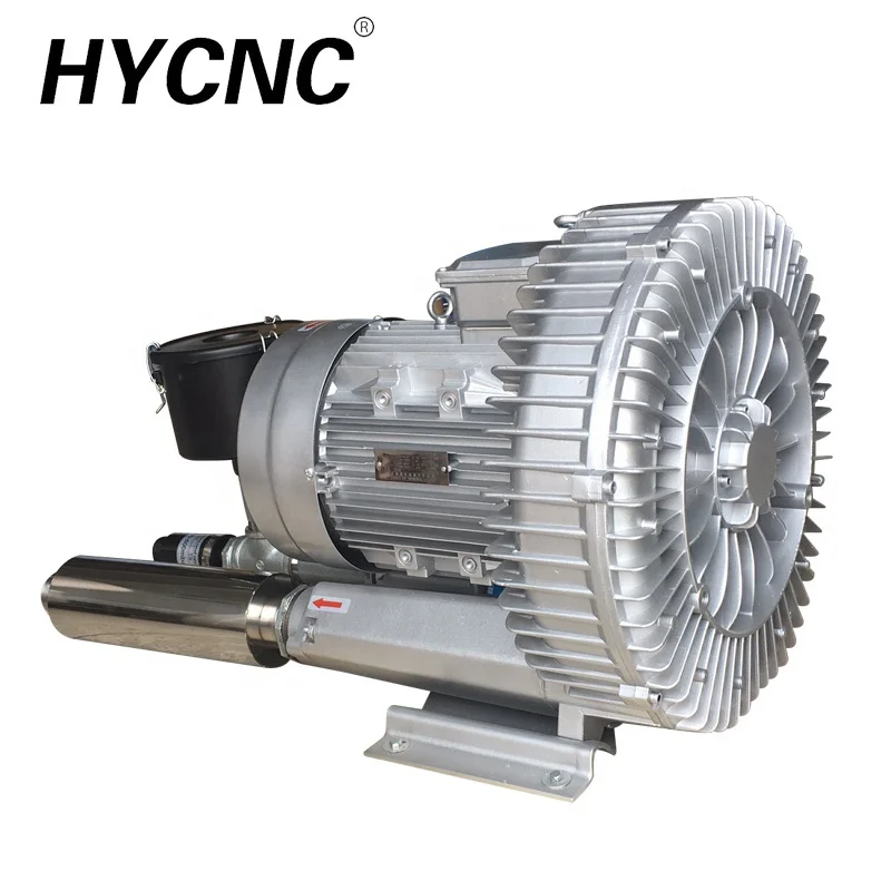 5,5 kW 3 fáza 380V 10HP Priemyselné vzduchové vákuové čerpadlo CNC stolové podržanie dreveného smerovača Vysokotlakový dúchadlo pre beh stroj