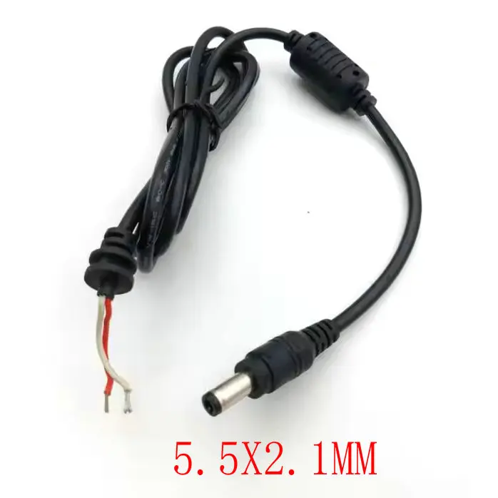 5,5 mm x 2,1 mm jednosmerné napájacie konektor na napájací kábel kábel