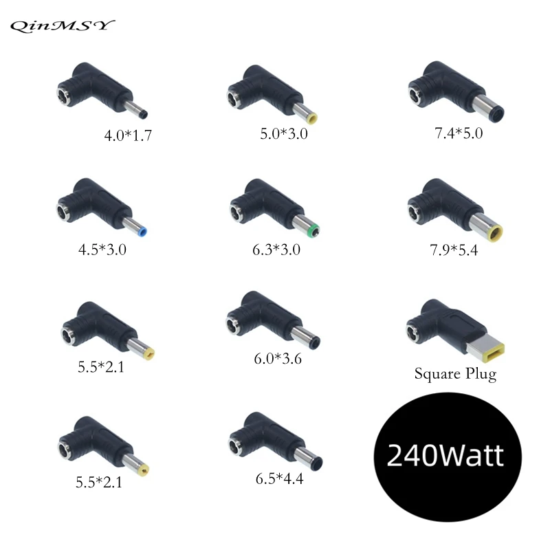 5,5 x 2,5 mm ženský Jack Universal DC napájací adaptér konektorový konektor pre 180 W 240W Universal notebook nabíjačky pre Lenovo HP Asus