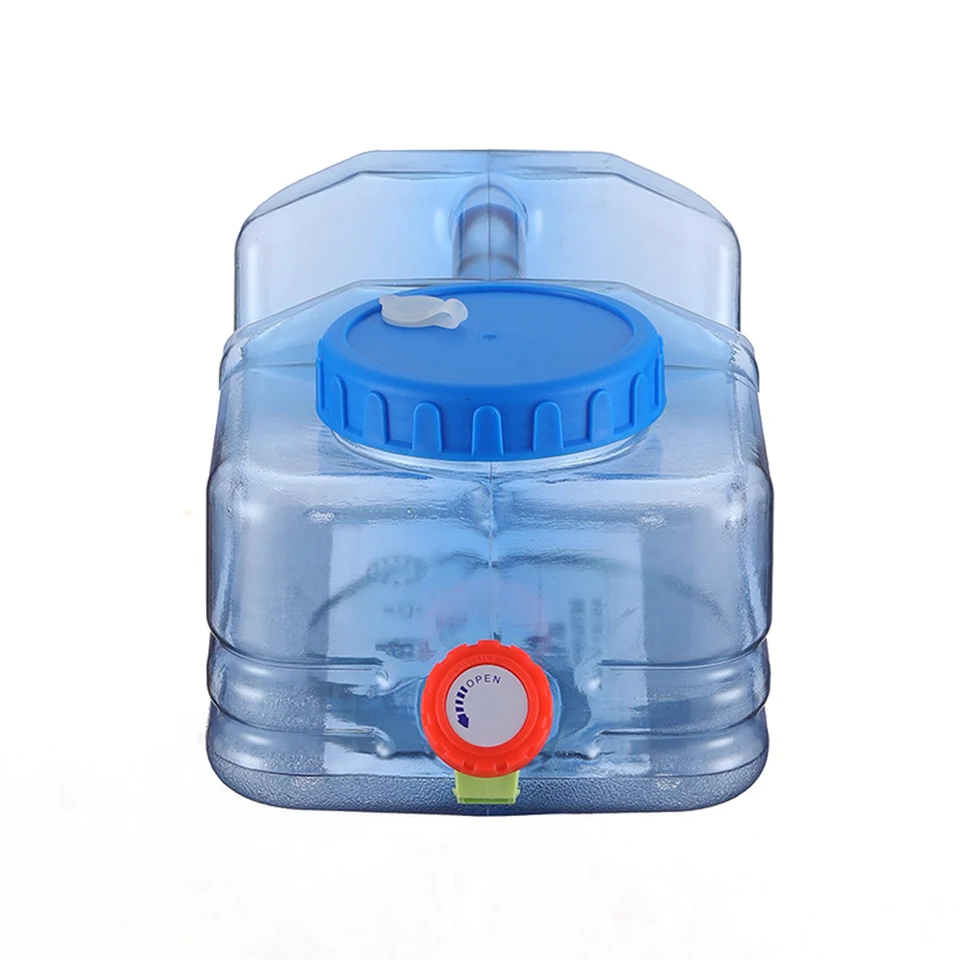 5,5L 10L kempingové vodné vedro Prenosná vodná voda Food Food Container s kohútikmi veľkou kapacitou pre piknik