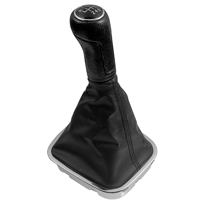 5/6 rýchlostného radenia gombíkovej radiacej páky Stick Stick Gaiter Boot Cover Cover Cover Puzdro pre Volkswagen VW Polo 6C 2011-2019 Príslušenstvo automobilu