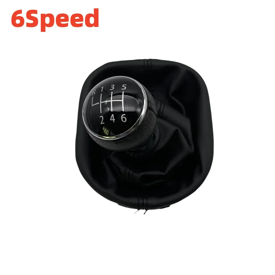 5/6 Speed ​​Gear Shift Knob Manuál Lever Lever Lever Loot Boot Gear Shift Goliera pre Volkswagen VW Touran Caddy 2003-2011