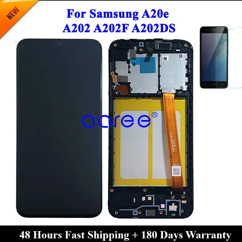 5.8 'LCD obrazovka pre displej Samsung A20E LCD pre Samsung A202 A20E LCD Screen Dotknus Digitalizátor