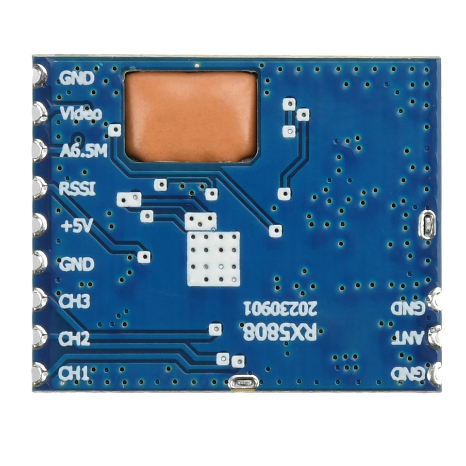 5.8G RX5808 Prijímač SPI Control Wireless Audio Video Modul 4,8 ~ 6,0 GHz pre systémy FPV RC PCB Electronics