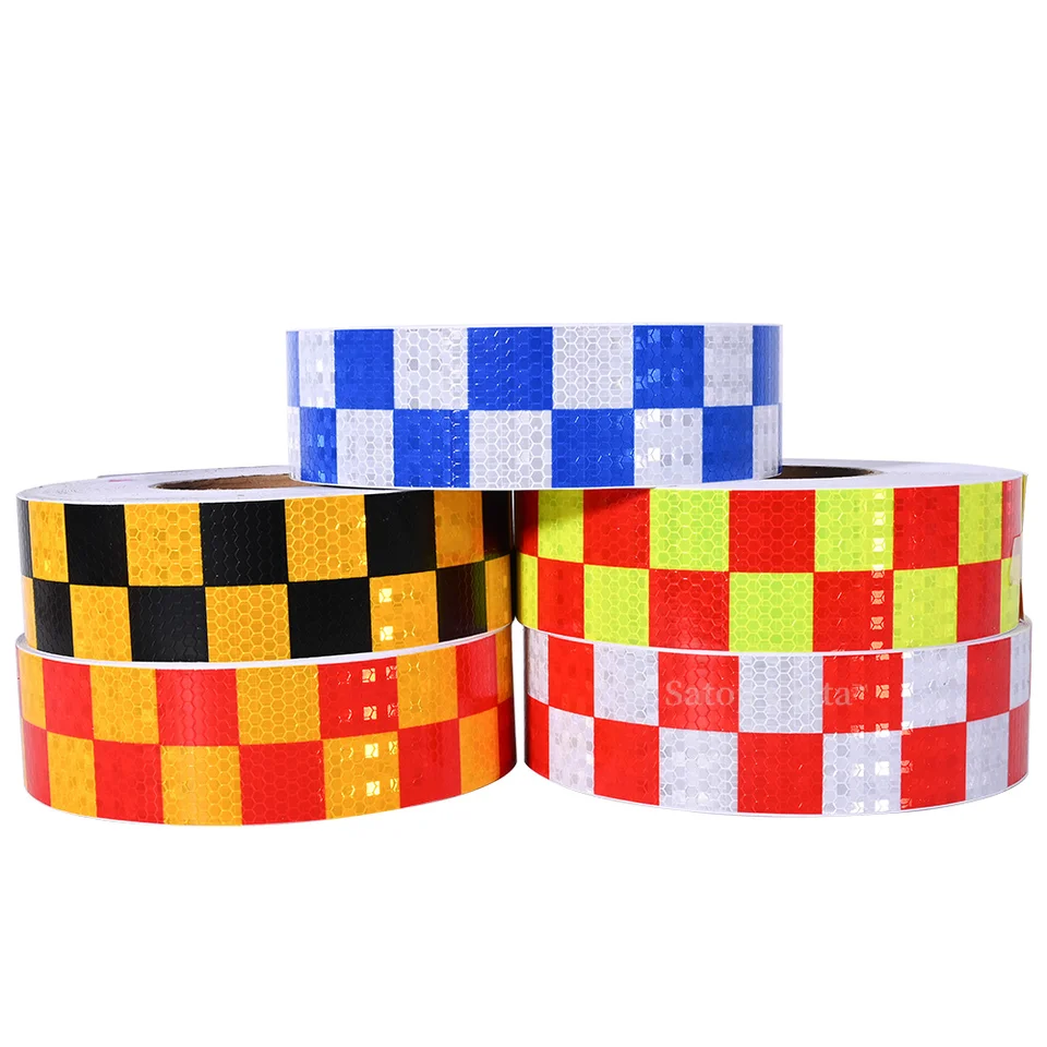 5 cm*50 m reflexný materiál Stripkry automobilových nálepiek Self Adhesive Reflectors