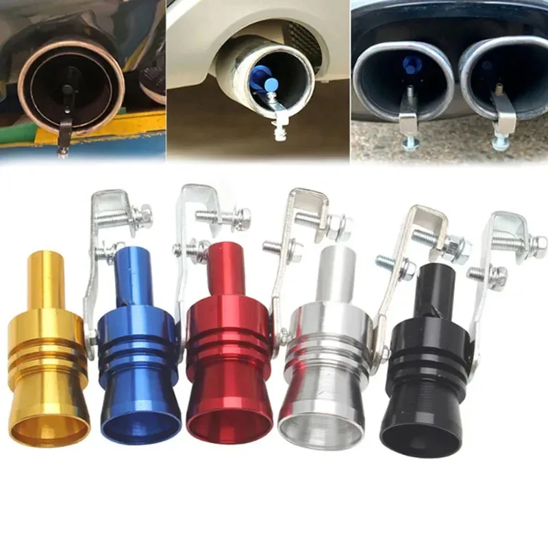 5 Color Universal Turbo výfukových koliesk upravených výfukových zvukových simulátorov Motocykel Výfukový potrubie Generátor Generátor (SML XL)