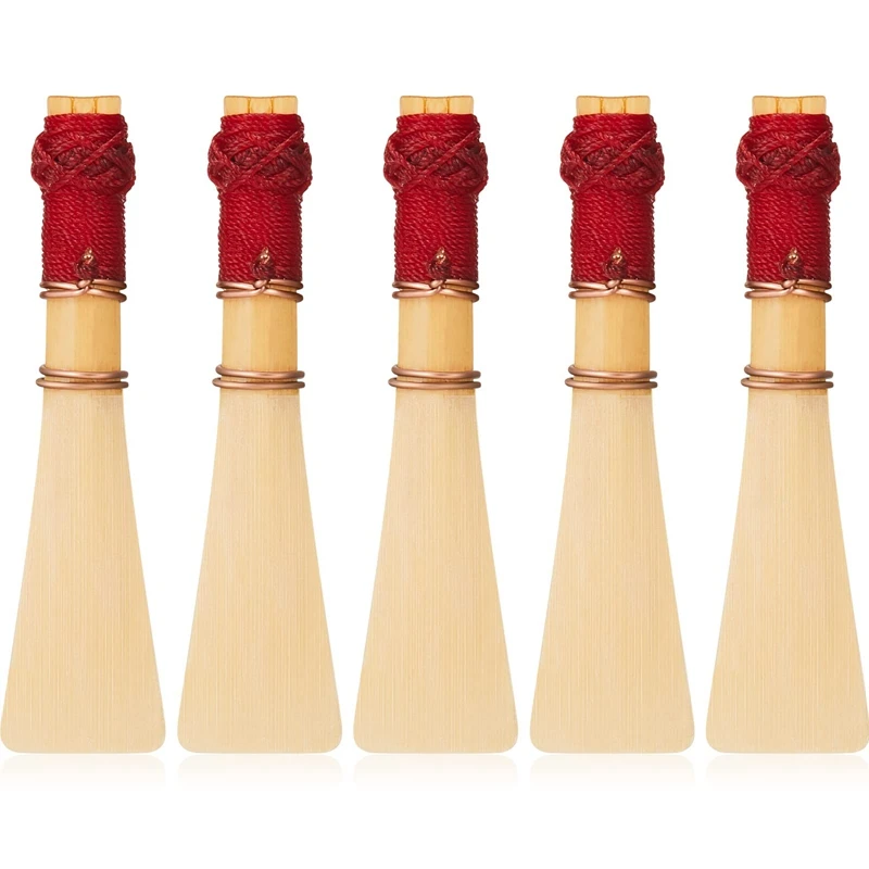 5 ks Bassoon Reed s 1 bassoon trstinovými chránenými puzdrami bassoon trstina Stredný mäkký bassoon trstina trstiny držiteľa boxu