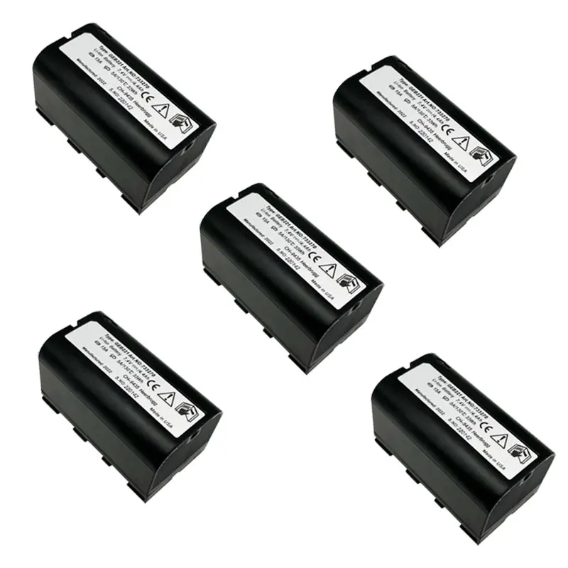 5 ks GEB221 4400MAH Li-ion batéria pre Leica TS02 TS06 TS09 TPS1200 SPRÁVA SPRÁVA Celková stanica 7.4 V GPS BATTER BATTER BATTER