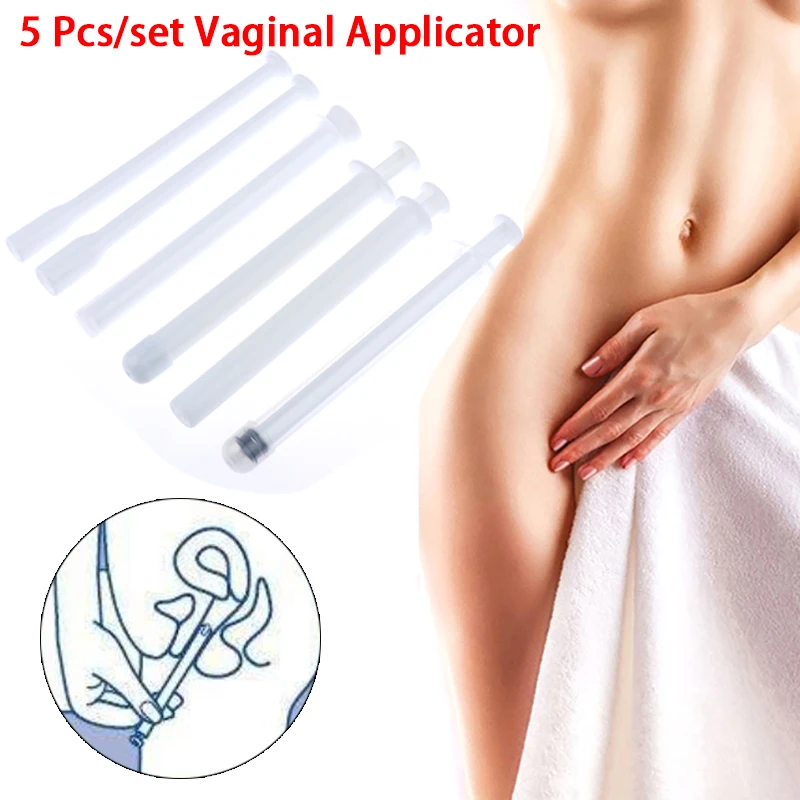 5 ks/set vaginálne aplikátorové mazivo injektor injektora injekčného striekačky Lube Anal nosné spúšťače