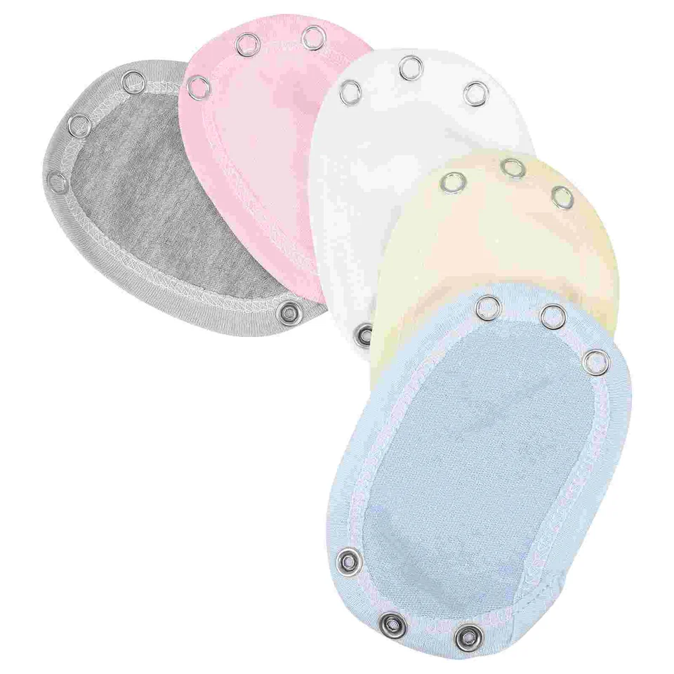 5 ks Toddler Girl BodySuit Extender Fart bunda kombinézy detské kombinézy predlžovače Snap Romper Cotton