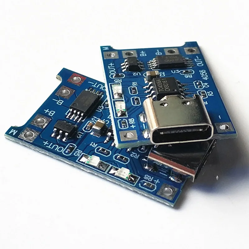 5 ks Type-C/Micro/Mini USB 5V 1A 18650 TP4056 Lítium nabíjacích dosku