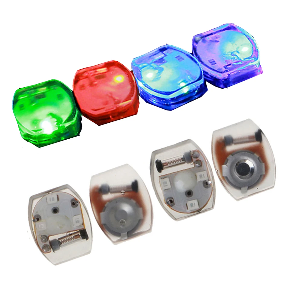 5 ks/veľa LED trblietania Blikajúce blikajúce svetlá DIY Crafty pre oblečenie Topáčky Lampa Lamps skokový prsteň šperky na výrobu dodávok súprava