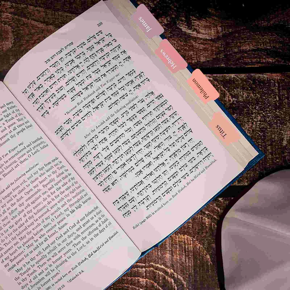 5 listov biblických indexových tags karty Kniha pre mužov Značka notebookov Deléče potiahnuté papierové kapitoly Ženy študijné knihy z knihy