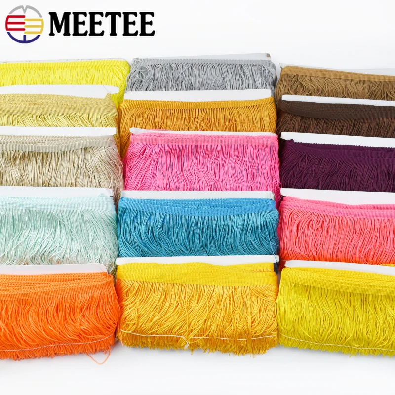 5 metrov 10-30 cm latinské dressel strapce odev Dekoratívne čipky TRIMS Fringe Curtain Stuhy Orezávanie DIY Šijacie príslušenstvo