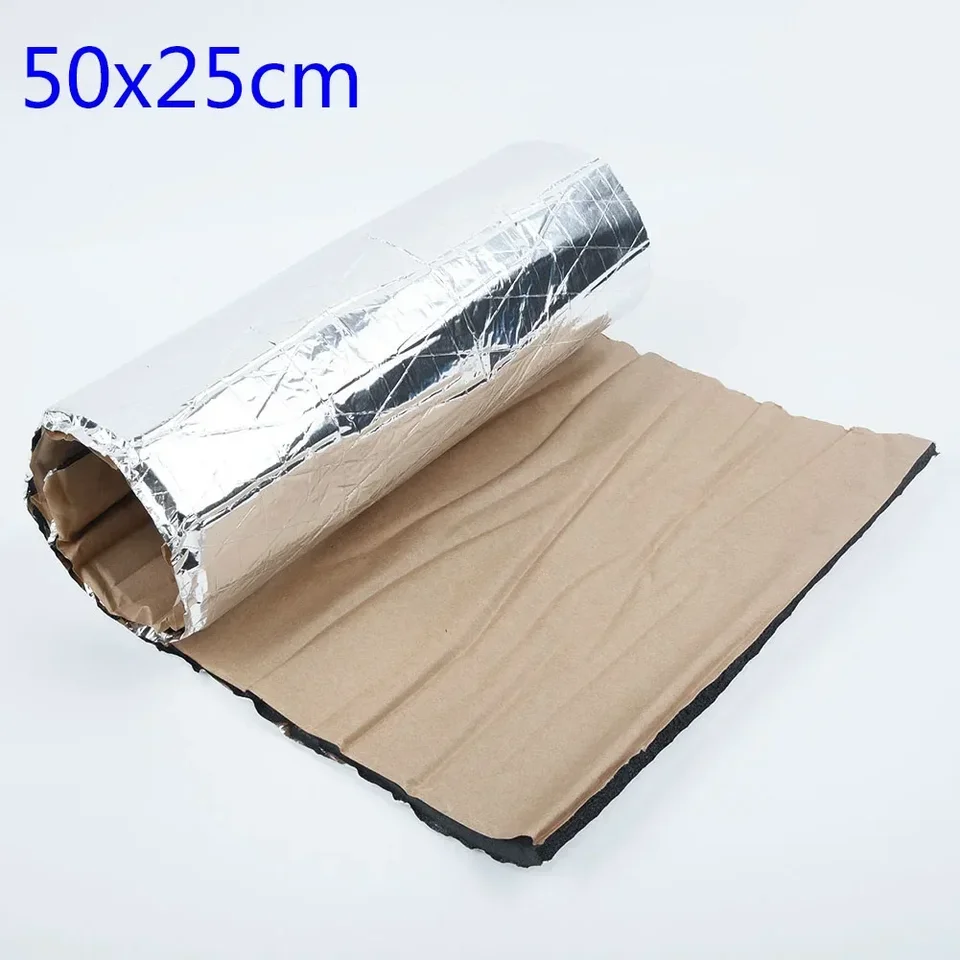 5 mm auto audio stereofónne izolácia izolácie zvukovo odolnou tlmiacou podložkou 25 cm*50 cm podložka na basenicu Izoláciu zvukovoo nepotrodená