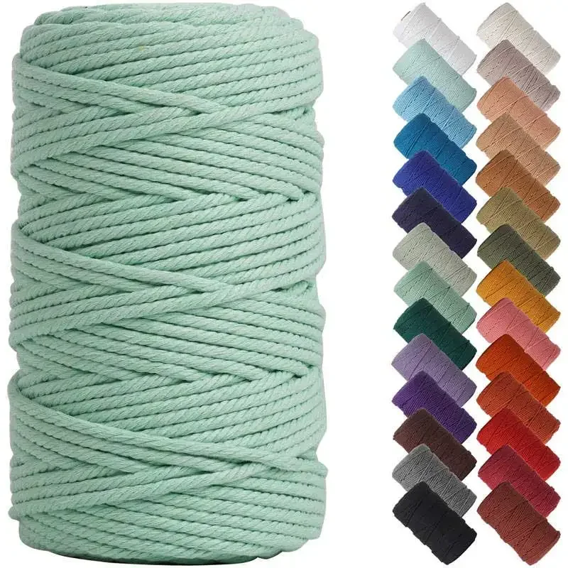 5 mm x100m makrame kábla MASILNÁ MABERNÁ MACRAME MACRAME BATTON lano struka ručne vyrábané remeselné doplnky pre domácich majstrov