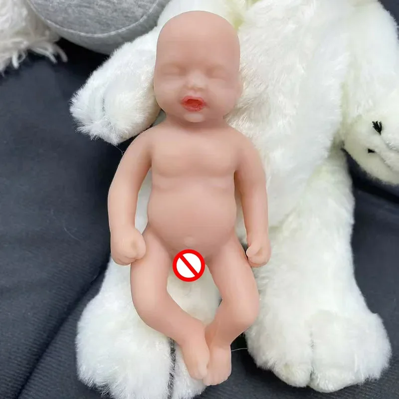 5 palcov Lucas Reborn Doll Solid Cull Silikone Boy Body Body Dolls veľmi mäkké, aby sa dotkli hračiek pre bábiky proti stresu