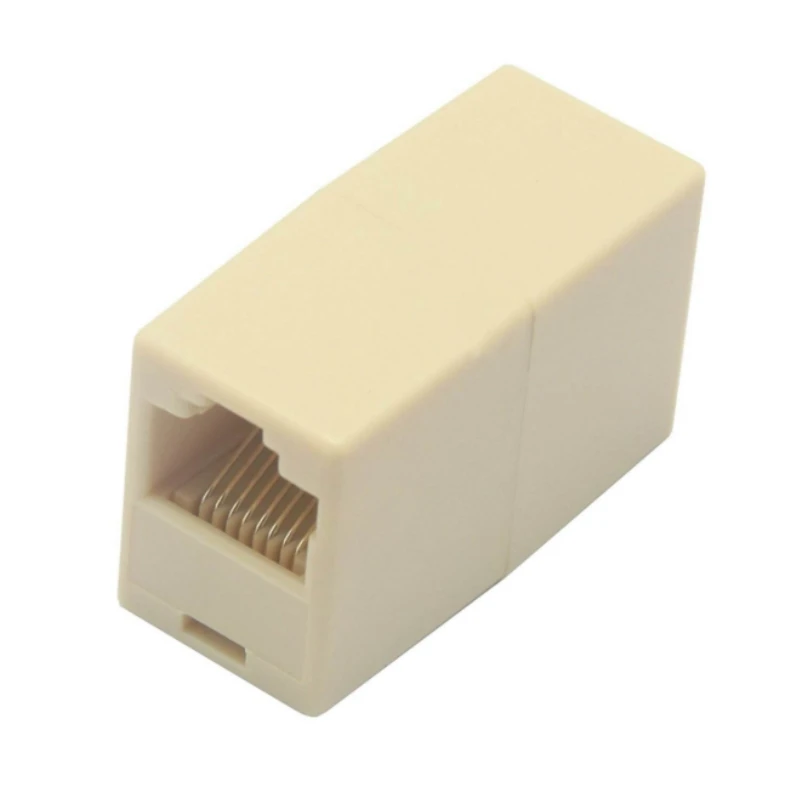 5 PCS Network LAN Conector Adapter COUPLER Extender RJ45 Ethernet Cable Converter Network Priamo cez hlavu