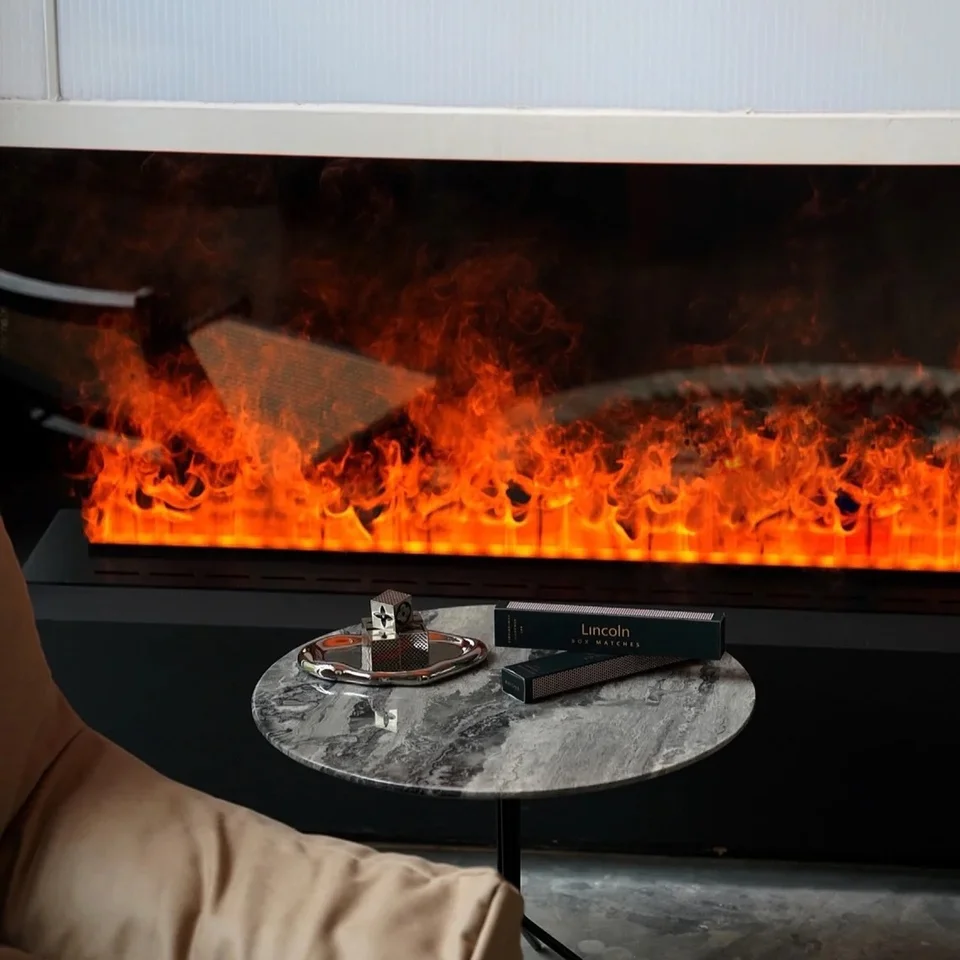 5 -ročná záruka dĺžky 3D vodná pary atomizovaná Fire Elektrický parný krb 180 cm