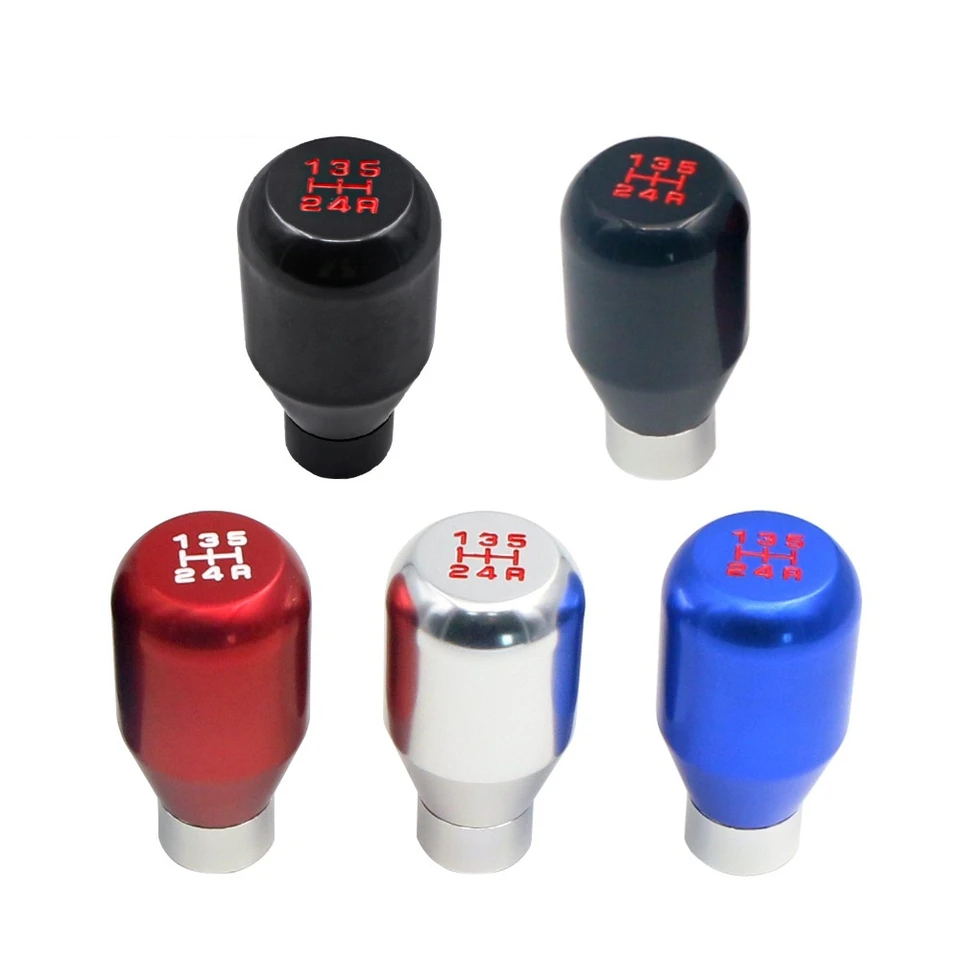 5 -rýchlostné auto pri MT Gear Shift Gomb Hliníková páka radenie páky radenie páky prevodovky hlavy hlavy Fit Fit for Honda Toyota Nissan