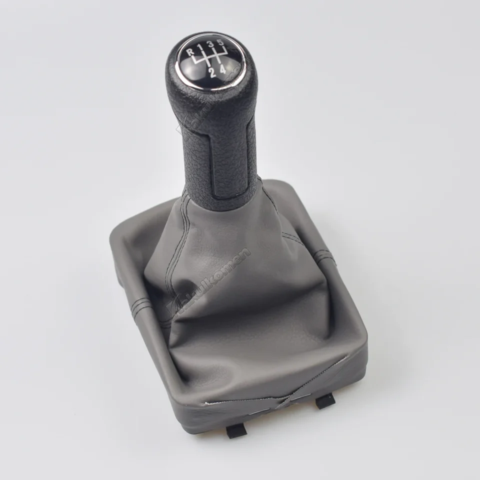 5 -rýchlostný manuálny stylingový styling prevodovky Gomb Shift Gomb Gaiter Boot Case pre VW Polo 9N2 2002 2002 2003 2004 2006 2007 2008 2008 2009