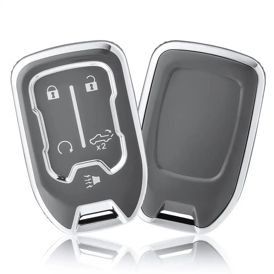 5 Tlačidlá na diaľku Kľúčový kryt TPU Shell FOB pre Chevrolet Silverado Suburban Tahoe pre GMC Yukon Sierra Acadia Terrain
