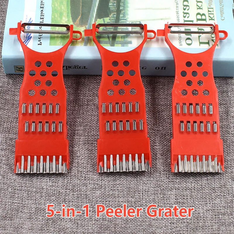 5-v-1 Peeler strúhadlo viacúčelová domáca zeleninová cesnak Grind Grind