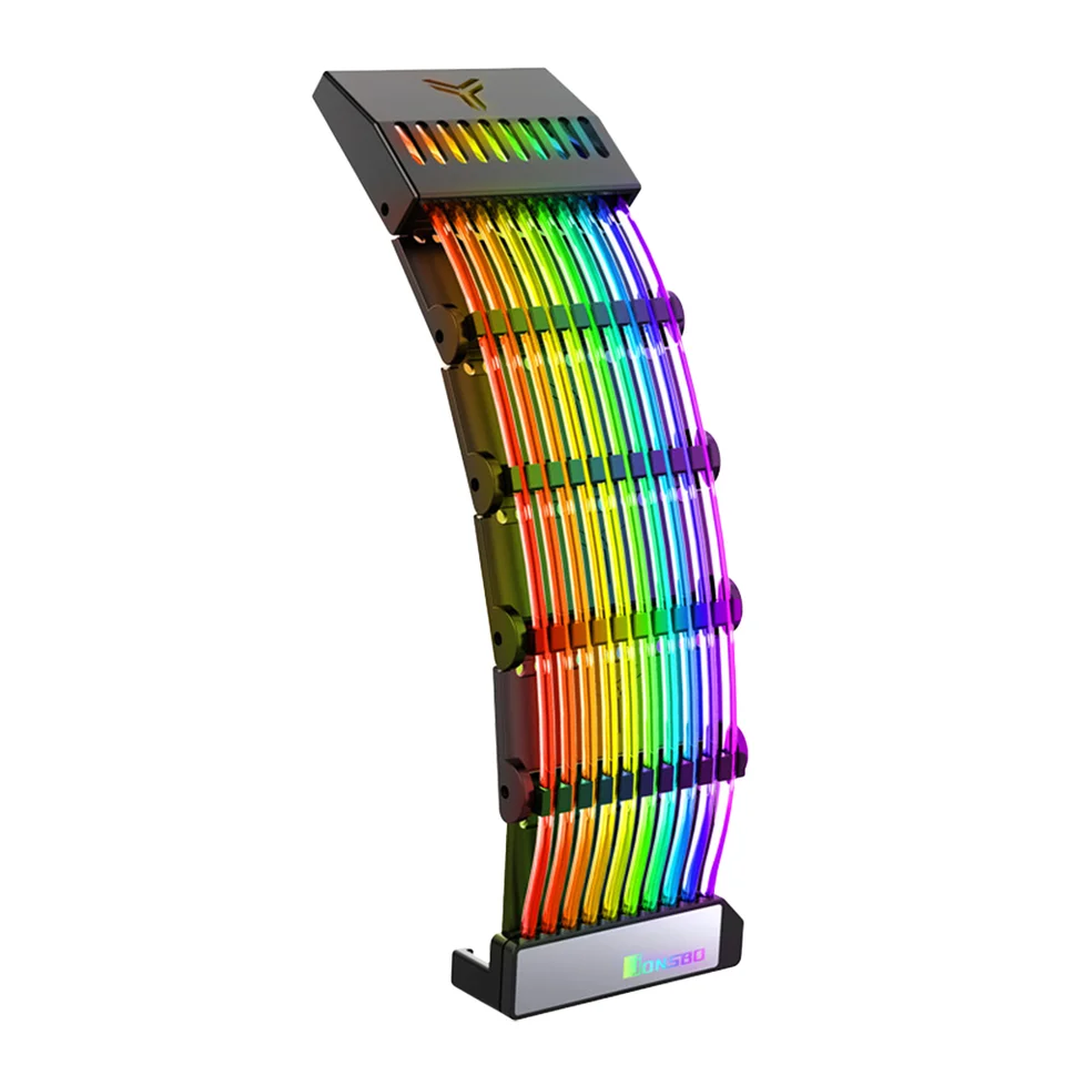 5 V napájanie na predĺženie kábla ATX ATX Kábel GPU RGB Light MATX farebné ABS ARGB osvetlenie