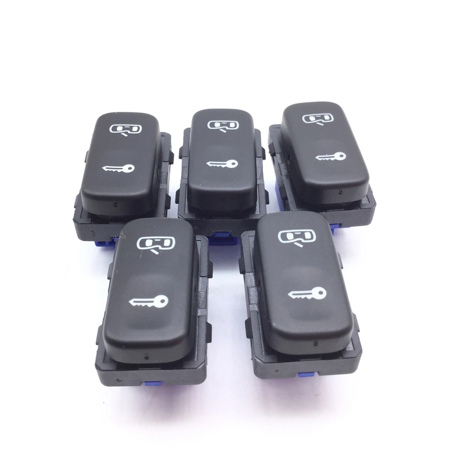 5 x pre skod Octavia Mk2 2004-2013 Yeti Dverte Spínač Ovládanie Centrálne tlačidlo 1Z0962125a, 1Z0 962 125a, 1Z0 962 125 A