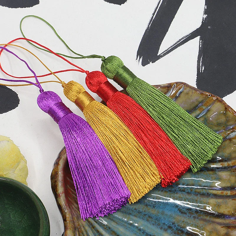 50/100 pcs 8cm záber plne farebné patričné ​​tašky s taškou na odevy Čínsky štýl DIY deco f jarné festivalové darčekové závesy vlajka