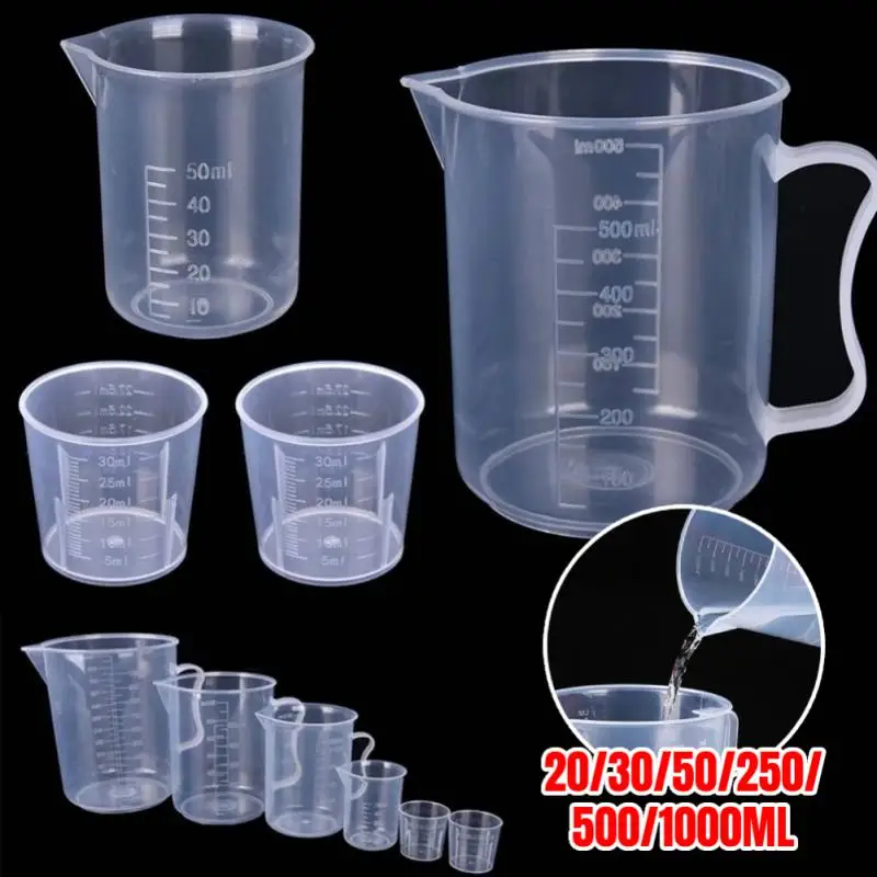 50/250/500/1000/ml kuchynské laboratórium s rukoväťou šálka varenia kvapalina džbán džbánu