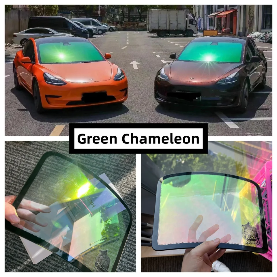 50/76/100 cm 78% Chameleon Film Color Color Chanage Tint Glass Sticker Solar Dekoratívne ochranné fólie