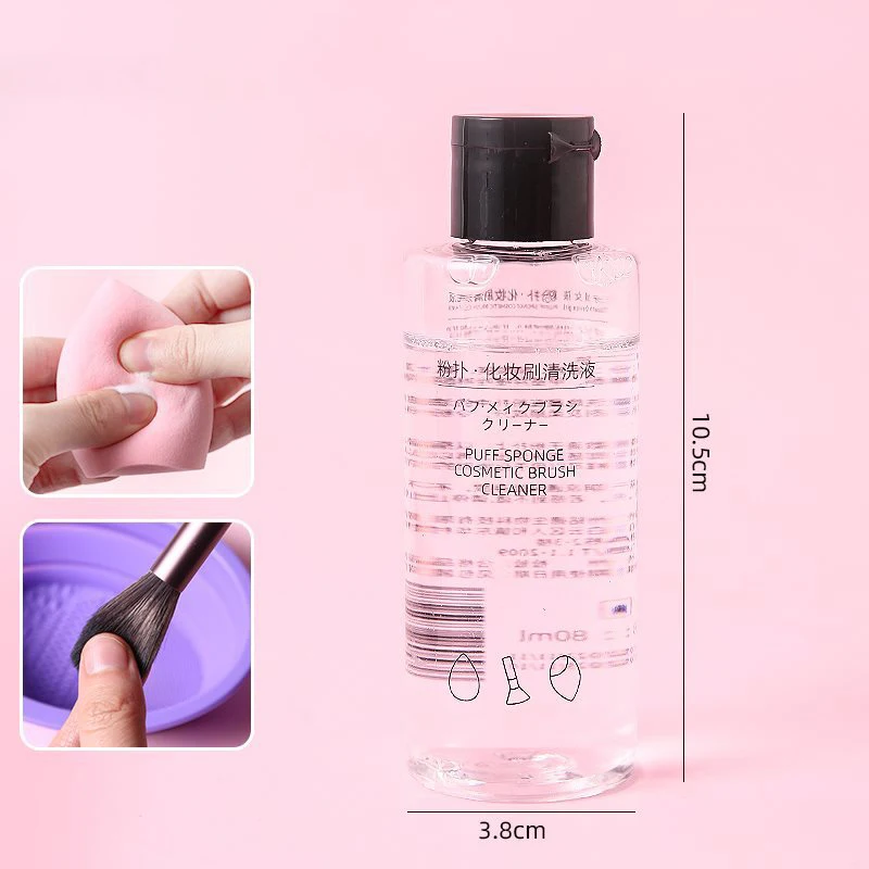 50/80 ml make -up Puff Cleaner Makeup Tool Špecifická kefka make -up vankúšik špongie na čistenie nástrojov na čistenie nástrojov