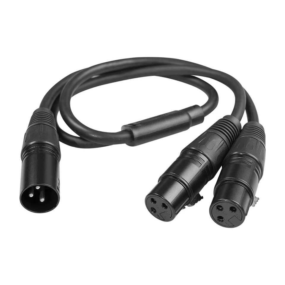 50 cm 3 PIN Jack XLR Muž do dvojitého XLR Fáma Y Splitter Adapter Converter Converter