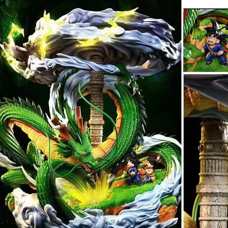 50 cm Anime Dragon Ball Shenlong Figurine Son Goku Shenron Action Figures PVC Model Collection Collection Hračky ozdoba narodeniny darček