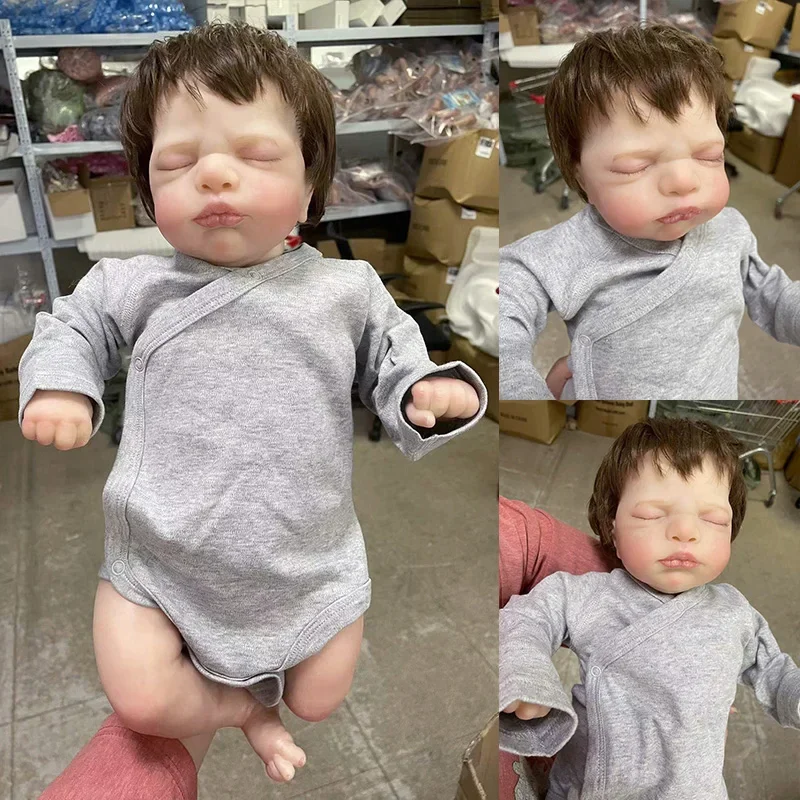 50 cm Everlee Reborn Baby Ručne vyrobená živá 3D maľba kože s mnohými detailmi žily Bebe Reborn Doll