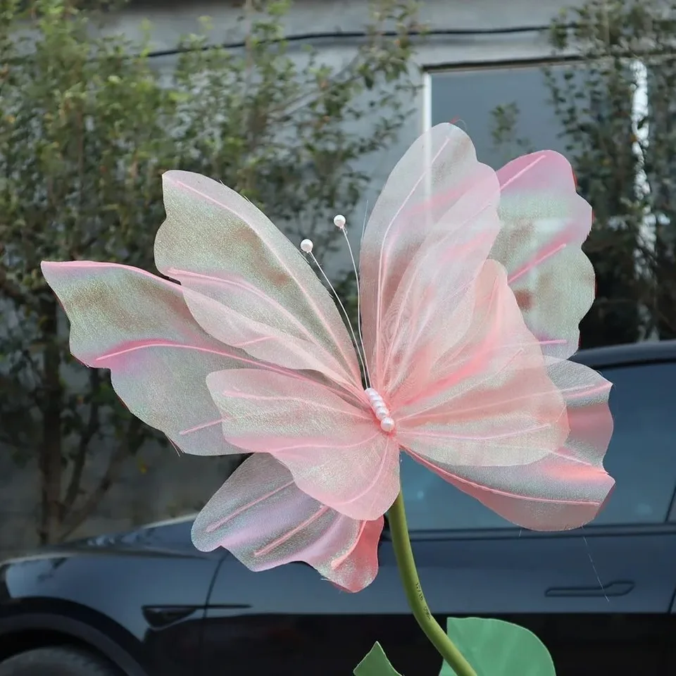 50 cm umelé motýľ vonkajšie fotografie rekvizí