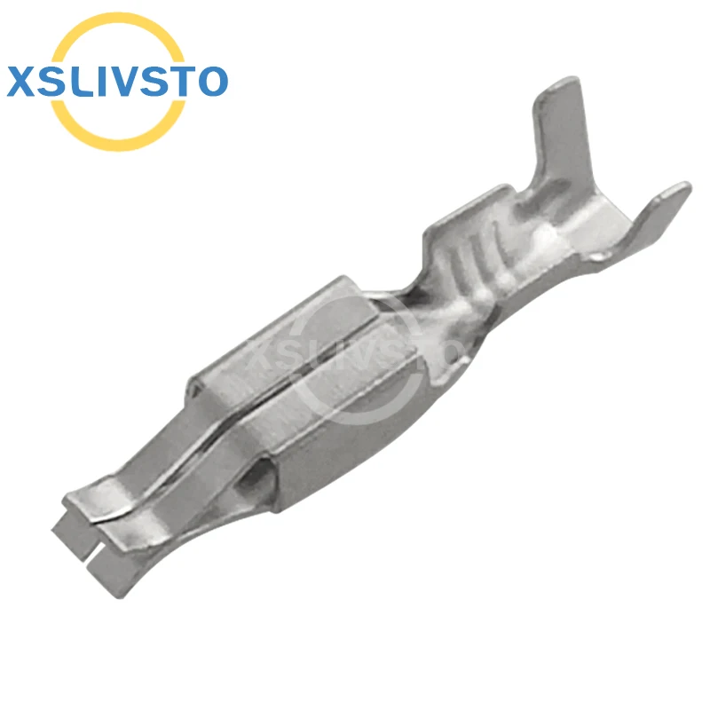 50 ks automatické zostrihy Crimping Drôtkový terminál Neizolovaný automatický 3,5 mm samice s výkrikmi DJ622-E3.5A PINS